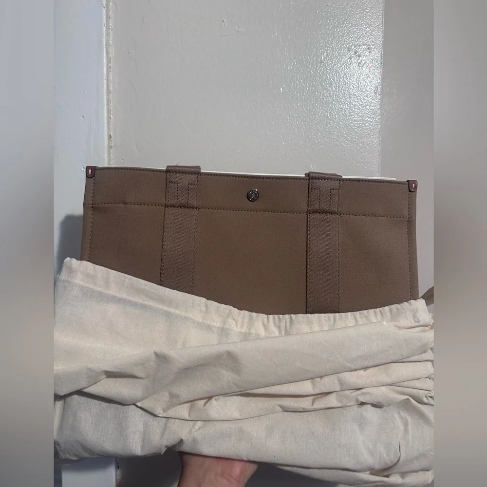 Tory Burch Tan Canvas Tote - Picture 2 of 7